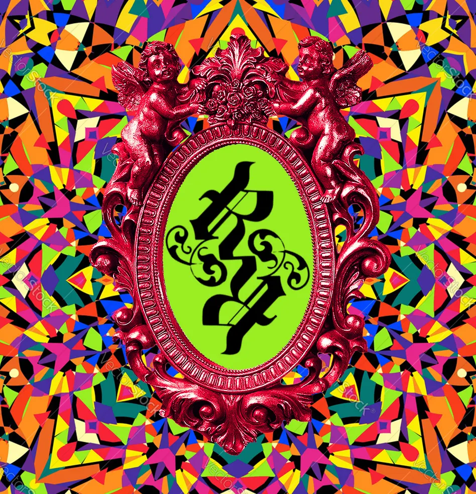 Radical Renaissance emblem in an ornate frame